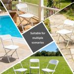 Set of 20 Foldable Waterproof Metal Frame Chairs