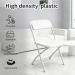 Set of 20 Foldable Waterproof Metal Frame Chairs