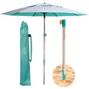 7ft Beach Umbrella with Easy Anchor System