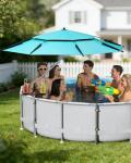 Calanofin Pool Shade Umbrellas with Cup Holders