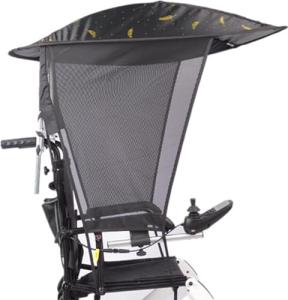 Adjustable Canopy for Wheelchairs - Sunshade and Rain Cover