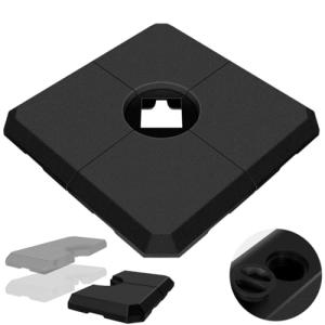 Heavy Duty 4-Pc Umbrella Base for Outdoor Use