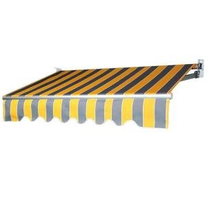 Patio Umbrella Replacement Canopy Fabric - Yellow Gray