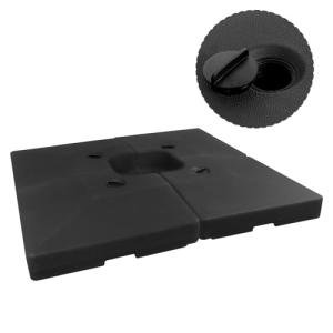 Heavy Duty 4-Piece Umbrella Base for Outdoors