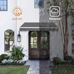 Patio Umbrella Replacement Canopy Fabric - Yellow Gray