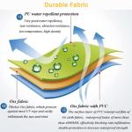 Patio Umbrella Replacement Canopy Fabric - Yellow Gray