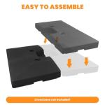Heavy Duty 4-Piece Umbrella Base for Outdoors