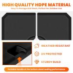 Heavy Duty 4-Pc Umbrella Base for Outdoor Use