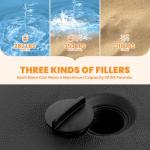 Heavy Duty 4-Piece Umbrella Base for Outdoors