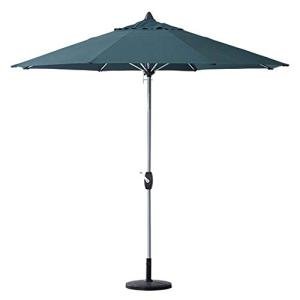 Aluminium 2.7M Manual Crank Garden Parasol
