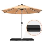 Heavy Duty 4-Pc Umbrella Base for Outdoor Use