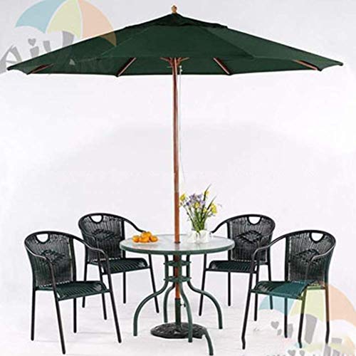 Aluminium 2.7M Manual Crank Garden Parasol
