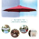 Portable Garden Parasol with Tilt and Crank