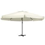 YuuSsea Large Sand White Garden Parasol Umbrella