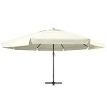 YuuSsea Large Sand White Garden Parasol Umbrella