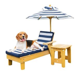 Waterproof Dog Bed Set with Canopy & Table