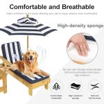 Waterproof Dog Bed Set with Canopy & Table