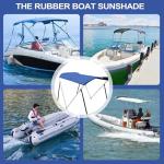 Durable Boat Canopy with UV Protection and Brackets