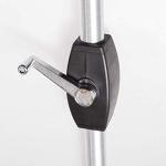 Aluminium 2.7M Manual Crank Garden Parasol