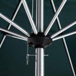 Aluminium 2.7M Manual Crank Garden Parasol