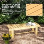Outsunny 1.1M Patio Loveseat Garden Bench for Two