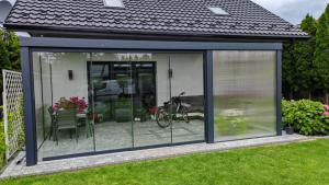 Aluminium Lean-To Pergola for Outdoor Patio