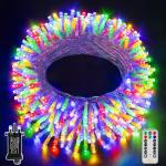 20m Waterproof LED Outdoor Fairy Lights with Remote
