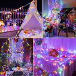 20m Waterproof LED Outdoor Fairy Lights with Remote