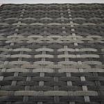 Outsunny Grey Foldable Rattan Coffee Table