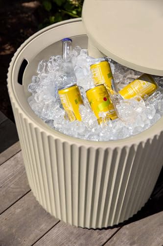Veradek Outdoor Cooler Side Table - 2 in 1