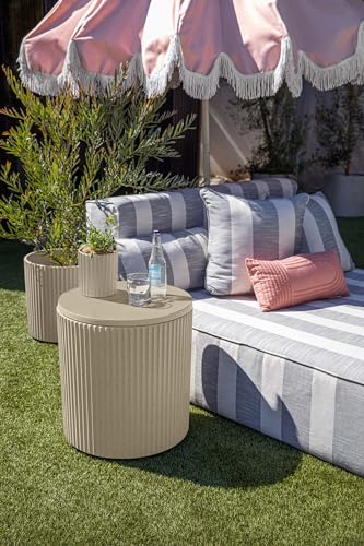Veradek Outdoor Cooler Side Table - 2 in 1