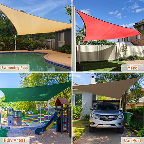 Customizable 10'x13' Sun Shade Sail for Patio Garden