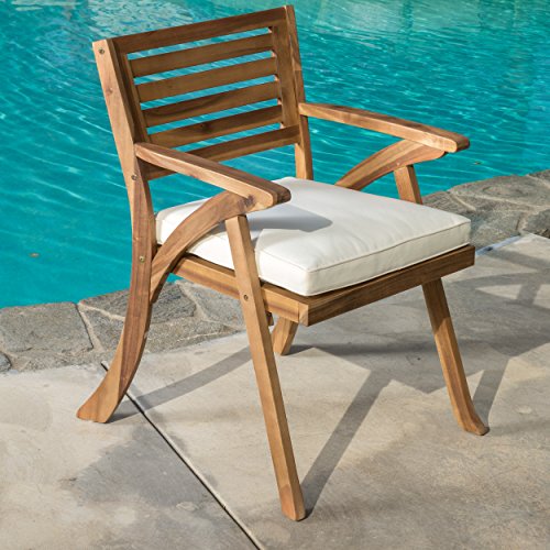 Coronado Acacia Wood Bistro Set, Teak Finish, 3-Pcs