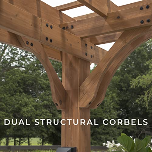 Beaumont 16 ft. x 12 ft. Cedar Pergola