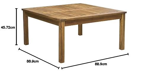 Christopher Knight Home Acacia Wood Coffee Table, Teak