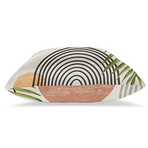 Boho Sunset Pillow Covers Set: Mid Century Modern