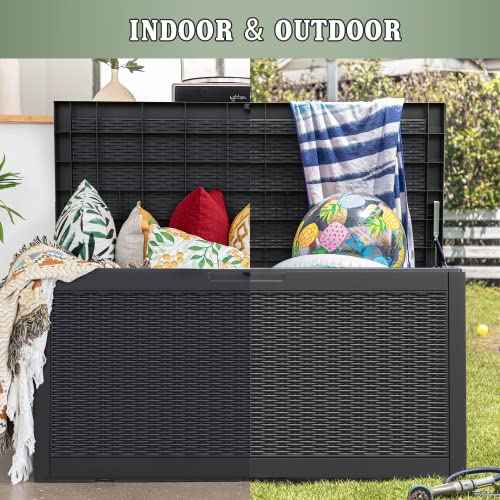 Devoko Waterproof Resin Deck Box for Outdoor Storage