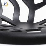 4 Stackable Black Bird's Nest Chairs for Garden