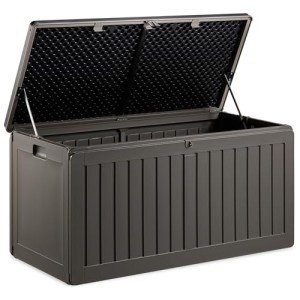 Versatile 270L Outdoor Storage Box - Weatherproof Utility Chest