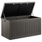 Versatile 270L Outdoor Storage Box - Weatherproof Utility Chest