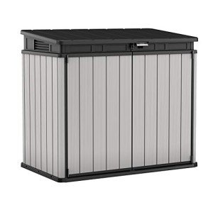 Keter Premier XL Garden Storage Shed - Grey/Black