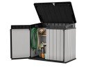 Keter Premier XL Garden Storage Shed - Grey/Black