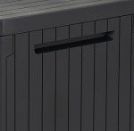 Keter City 113L Outdoor Balcony Storage Box - Grey