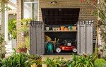Keter Outdoor Garden Furniture Storage Shed - Beige