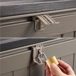 Versatile 270L Outdoor Storage Box - Weatherproof Utility Chest