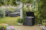 Keter City 113L Outdoor Balcony Storage Box - Grey