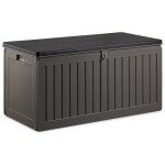 Versatile 270L Outdoor Storage Box - Weatherproof Utility Chest