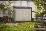 Keter Premier XL Garden Storage Shed - Grey/Black
