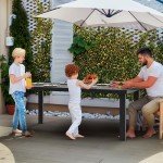 YITAHOME 140cm Outdoor Dining Table - Lightweight Design