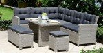 Barcelona Luxury Rattan Garden Dining Set, 10 Seater